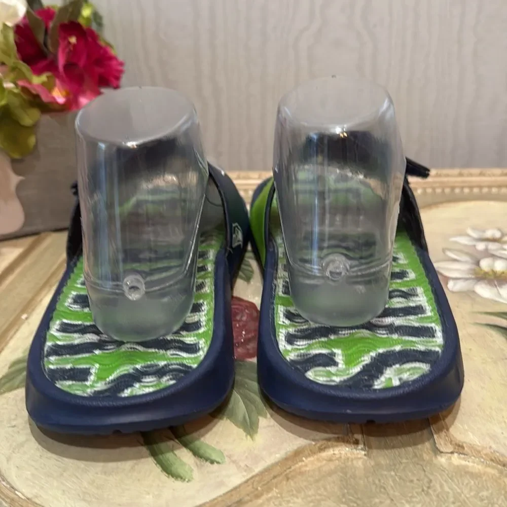 FOCO Seattle Seahawks NFL Unisex Gel Slides Flip Flops Sandals Sz S M:7/8 W:8/9